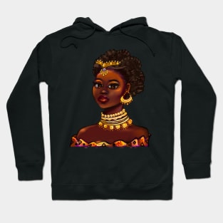 African American queen melanin black woman Hoodie